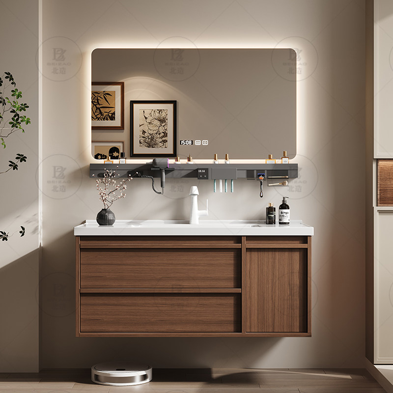 Luxury Skin Care - Luxury Wooden Cupboard Drawers Mirror Paper