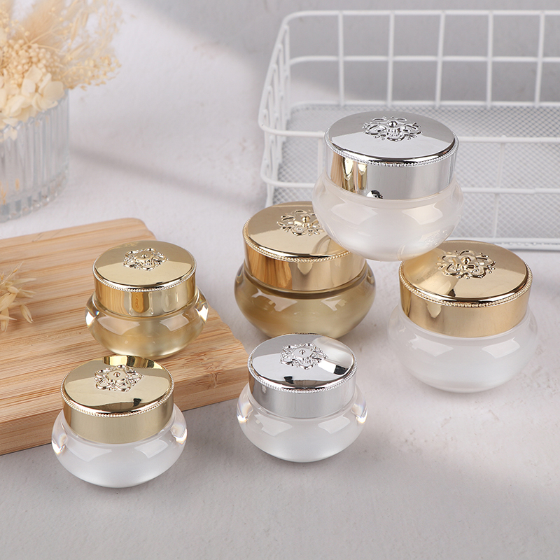 Luxury Skin Care - Acrylic Empty Travel Cream Jars 5/10/20g