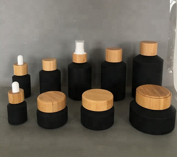 Luxury Skincare Mask - 60pcs 120ml black matte glass cream