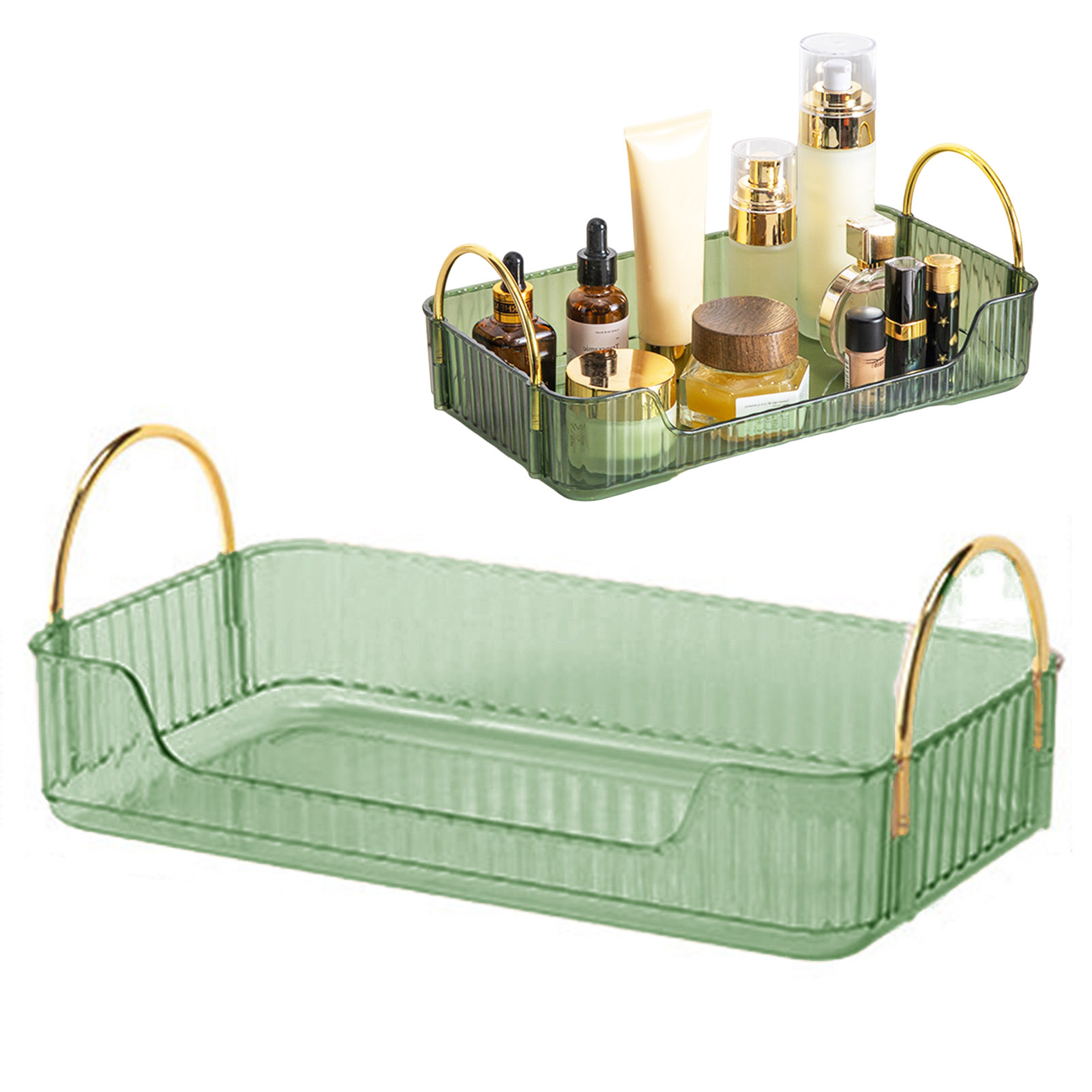 Bathroom Organizer Rack Light  - đánh giá và giá Luxury Skincare Tray