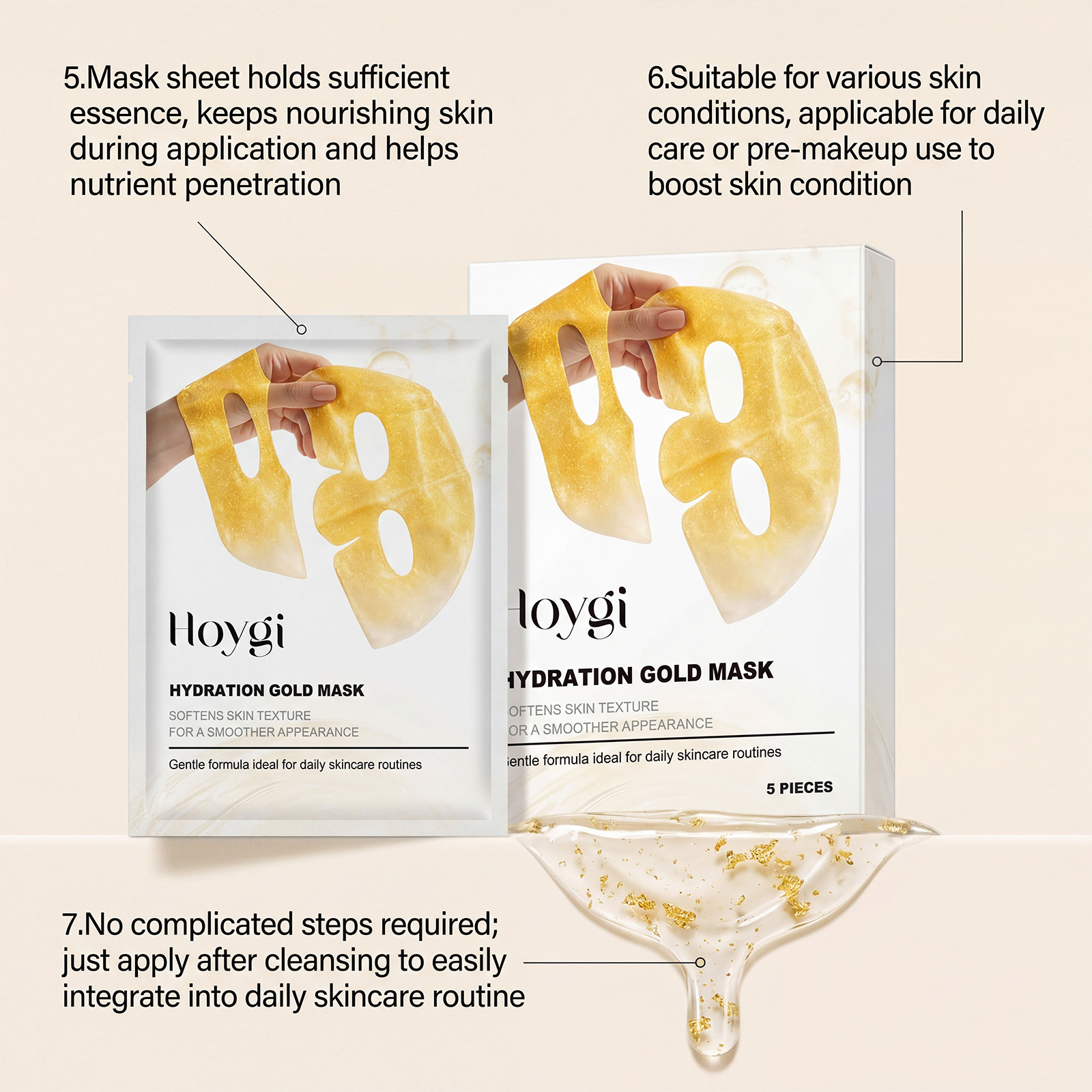 24K Gold Face Mask Niacinamide - đánh giá và giá Luxury Skincare Mask