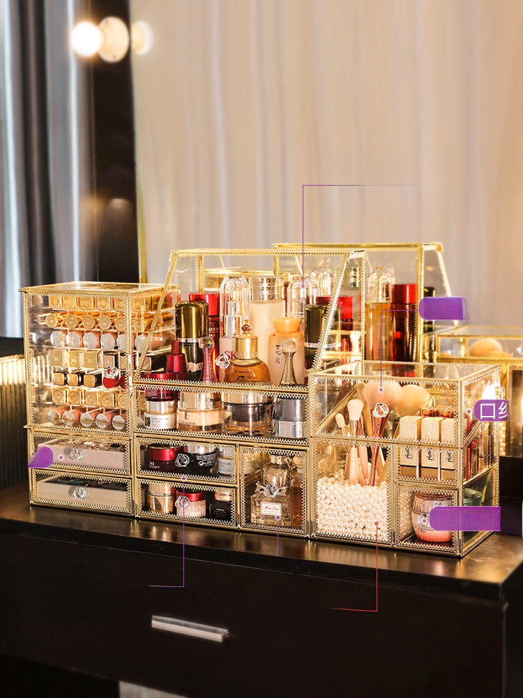 Luxury Glass Cosmetic Storage  - đánh giá và giá Luxury Skincare Mask