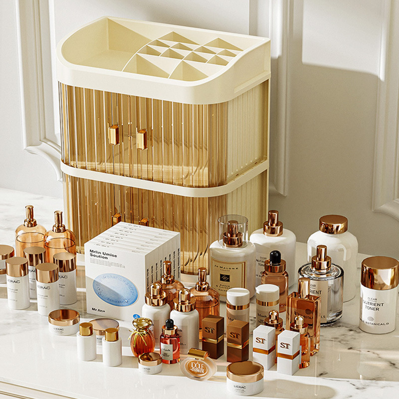 Cosmetics Storage Box Desktop  - đánh giá và giá High Luxury Skincare