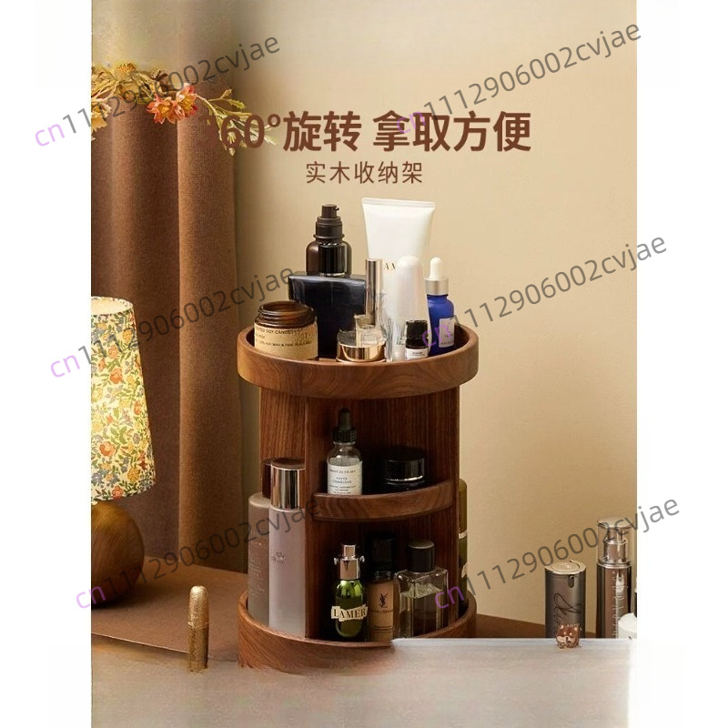 Solid wood rotating cosmetics  - đánh giá và giá Luxury Skincare Box
