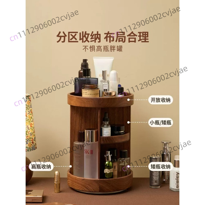 Solid wood rotating cosmetics  - đánh giá và giá Luxury Skincare Box
