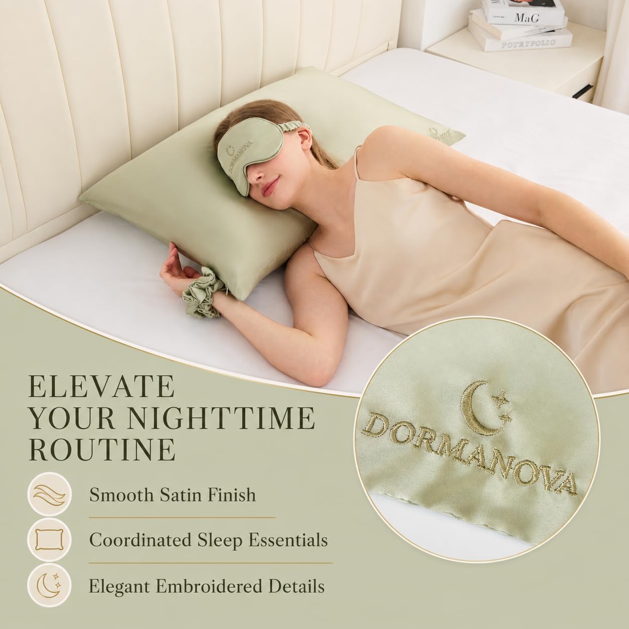 Luxury Satin Sleep Set – Satin - đánh giá và giá Luxury Skincare Mask