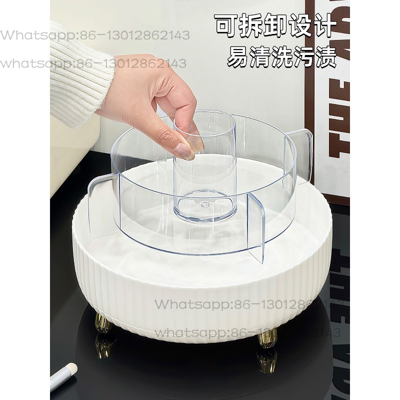 Rotating cosmetic storage box, - đánh giá và giá High Luxury Skincare