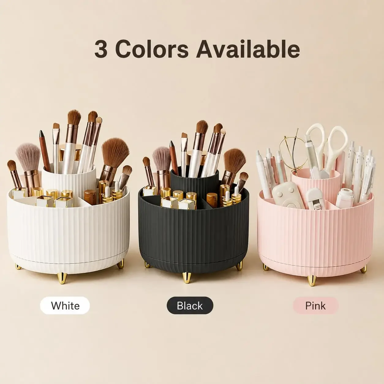 360 Rotating Makeup Organizer  - đánh giá và giá Luxury Skincare Box